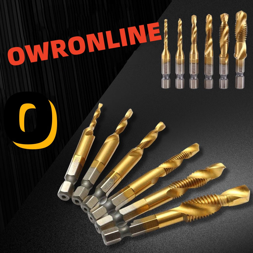 OWRONLINE - High speed steel hexagonal shank 3 in 1 composite wire drill - owronline