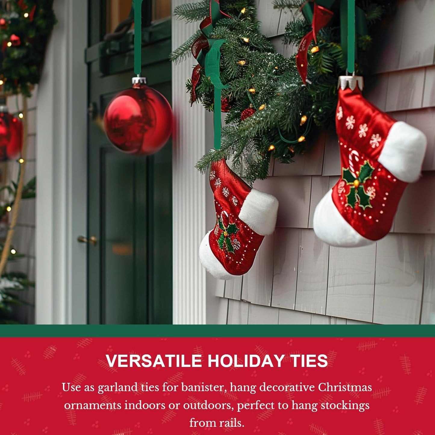 Owronline - 70 PCS Christmas Garland Ties - owronline