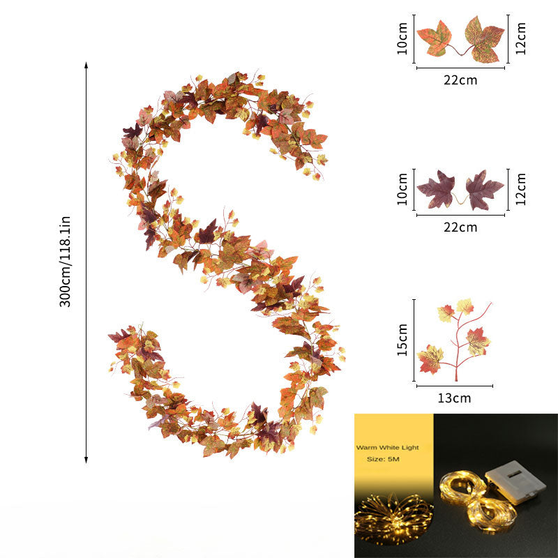 Owronline - Autumn Leaves LED Garland