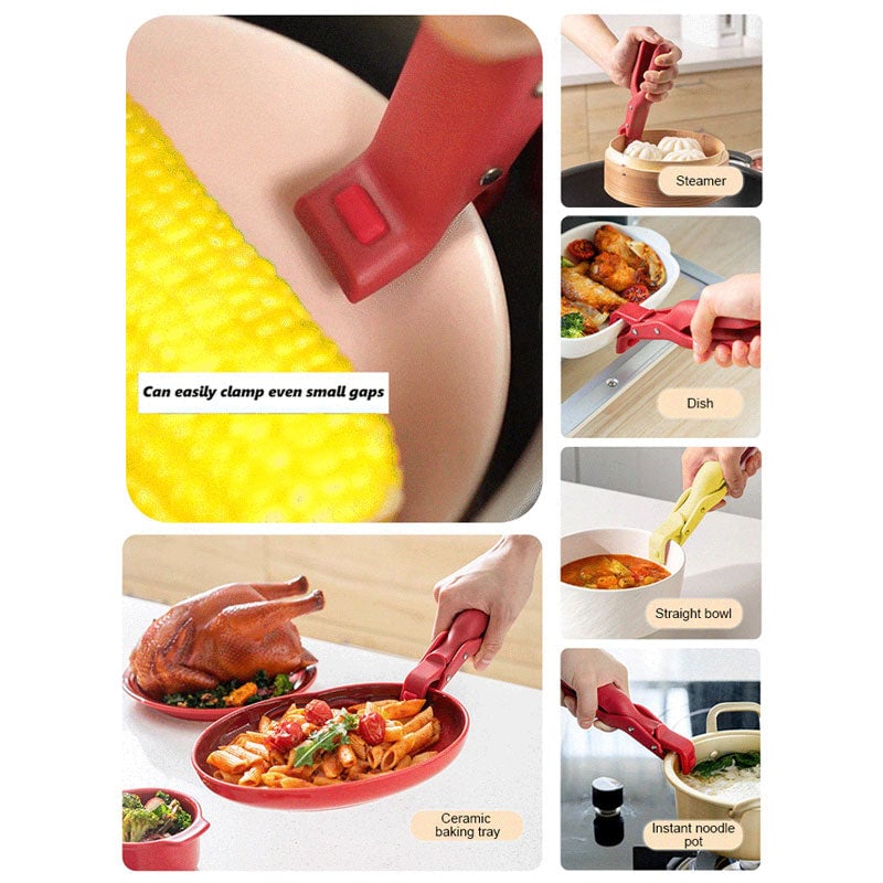 Owronline - Multi-Purpose Anti-Scald Bowl Holder Clip for Kitchen