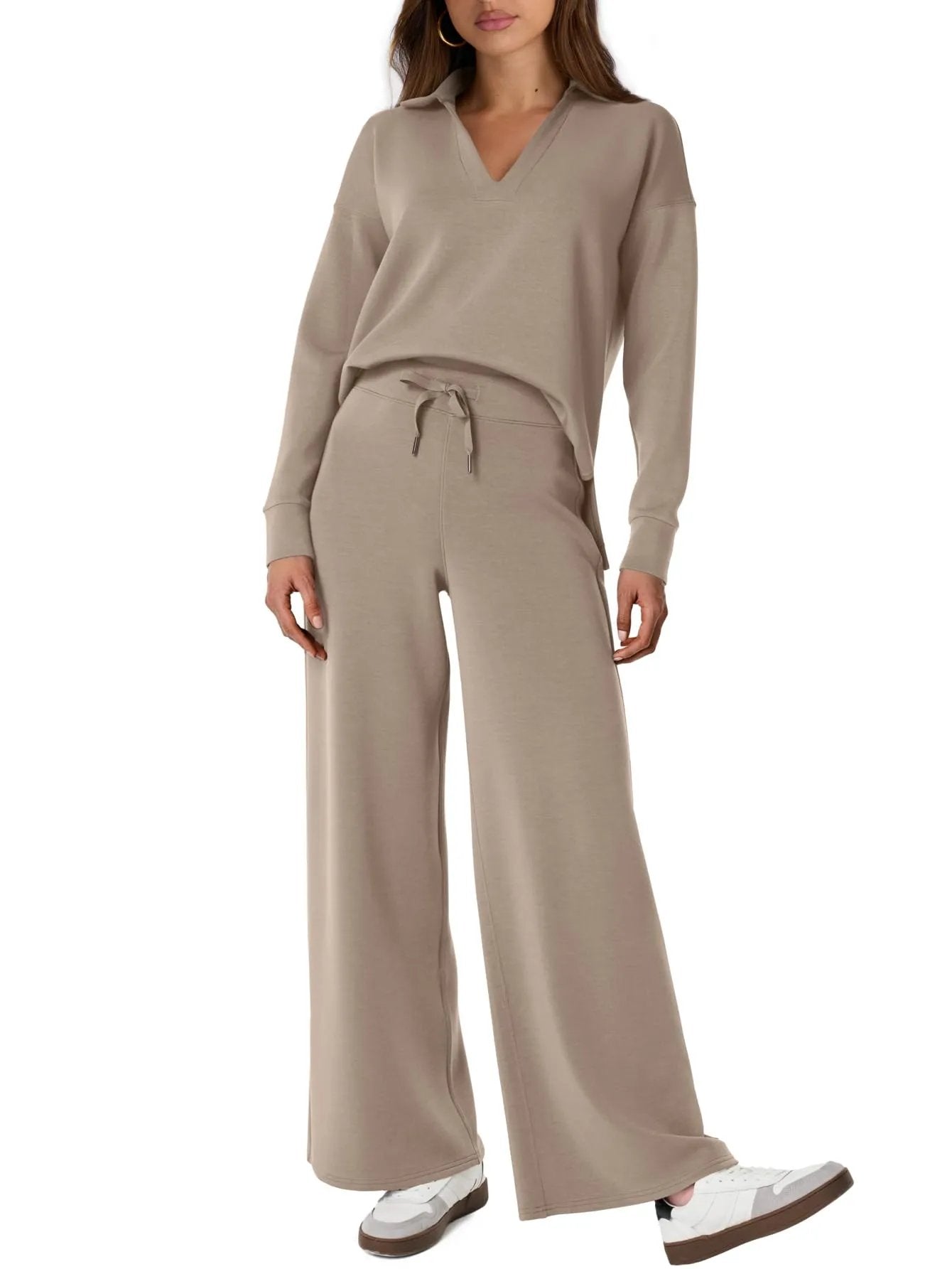 Owronline - Casual Long Sleeve Sweatsuits Sets