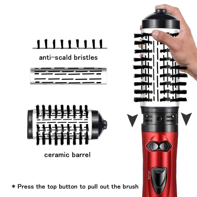 Owronline - The Hair Wizard, All-in-One Styler for Drying, Curling, and Straightening Hair