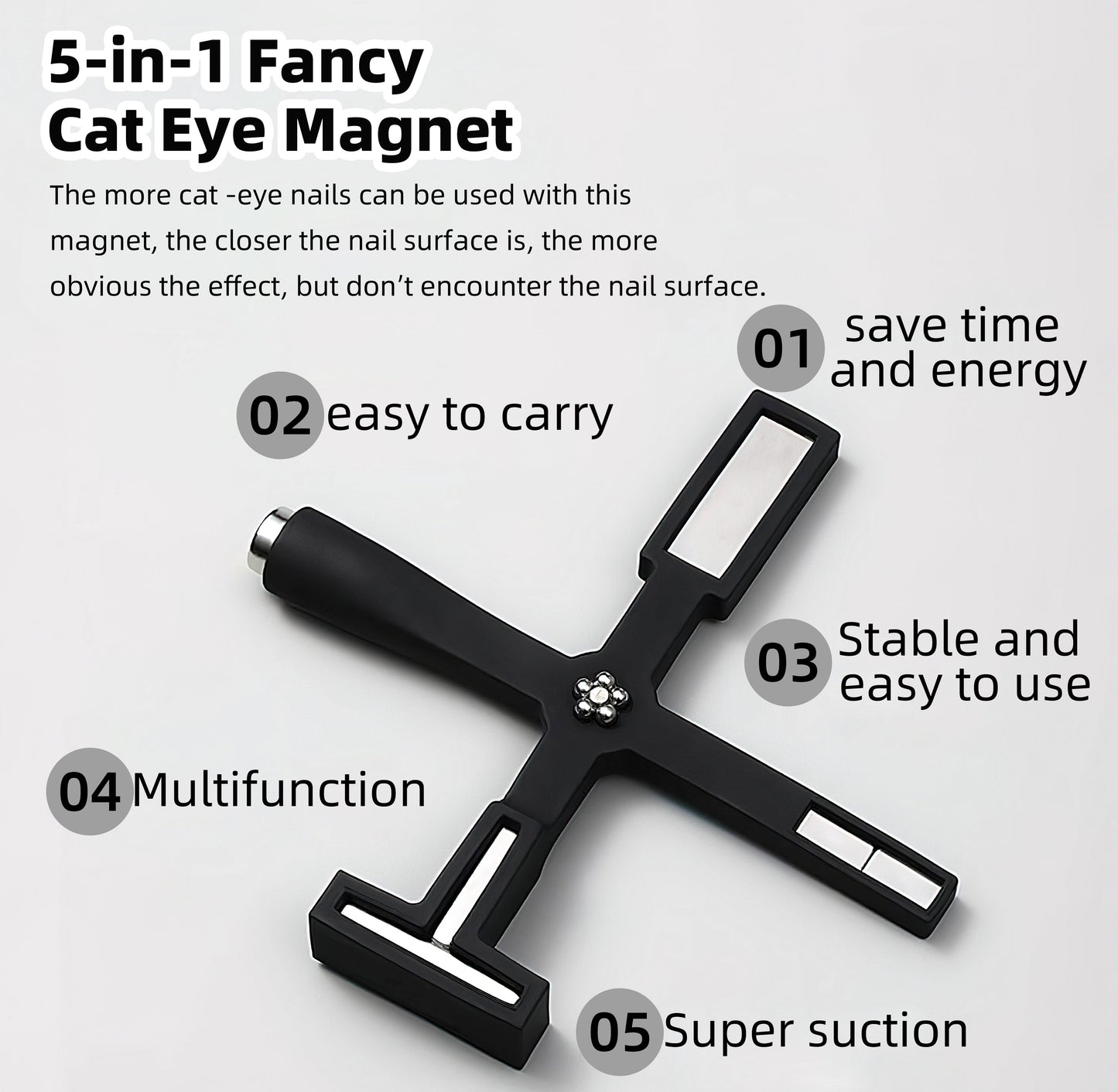 5-in-1 Fancy Cat Eye Magnet-Latest