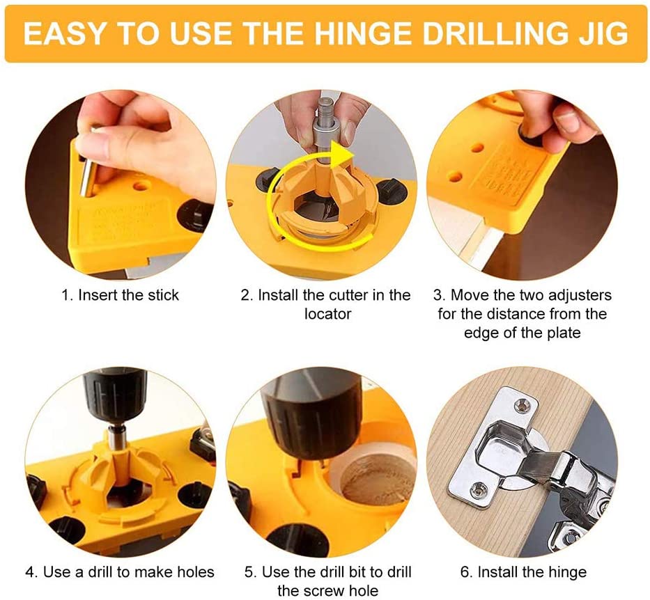 Owronline - 35mm Concealed Hinge Jig kit