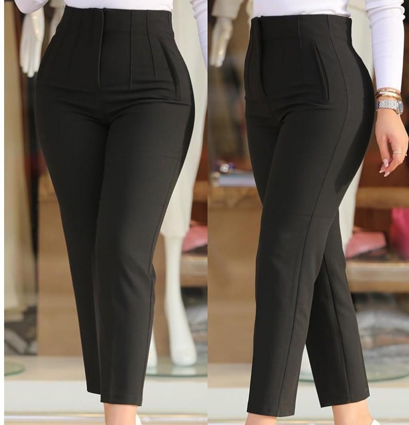 Owronline - Pleat High Waist Pants
