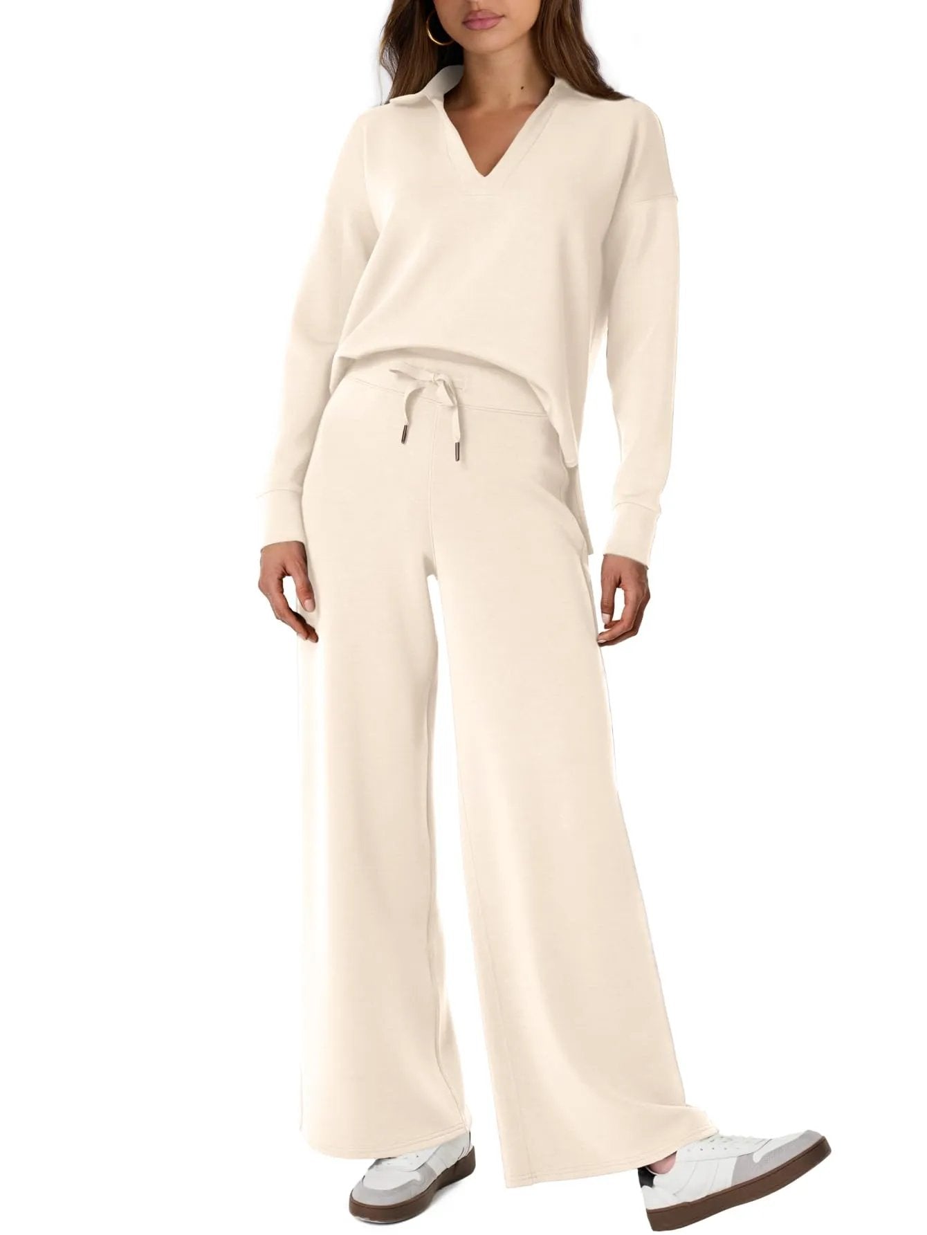 Owronline - Casual Long Sleeve Sweatsuits Sets