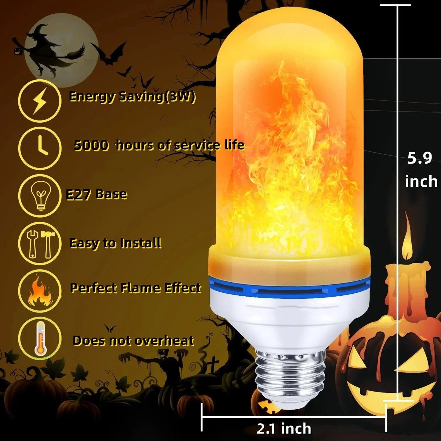 š„Last day! š„Special sale - HOT SALE UPGRADE LED FLAME LIGHT BULB