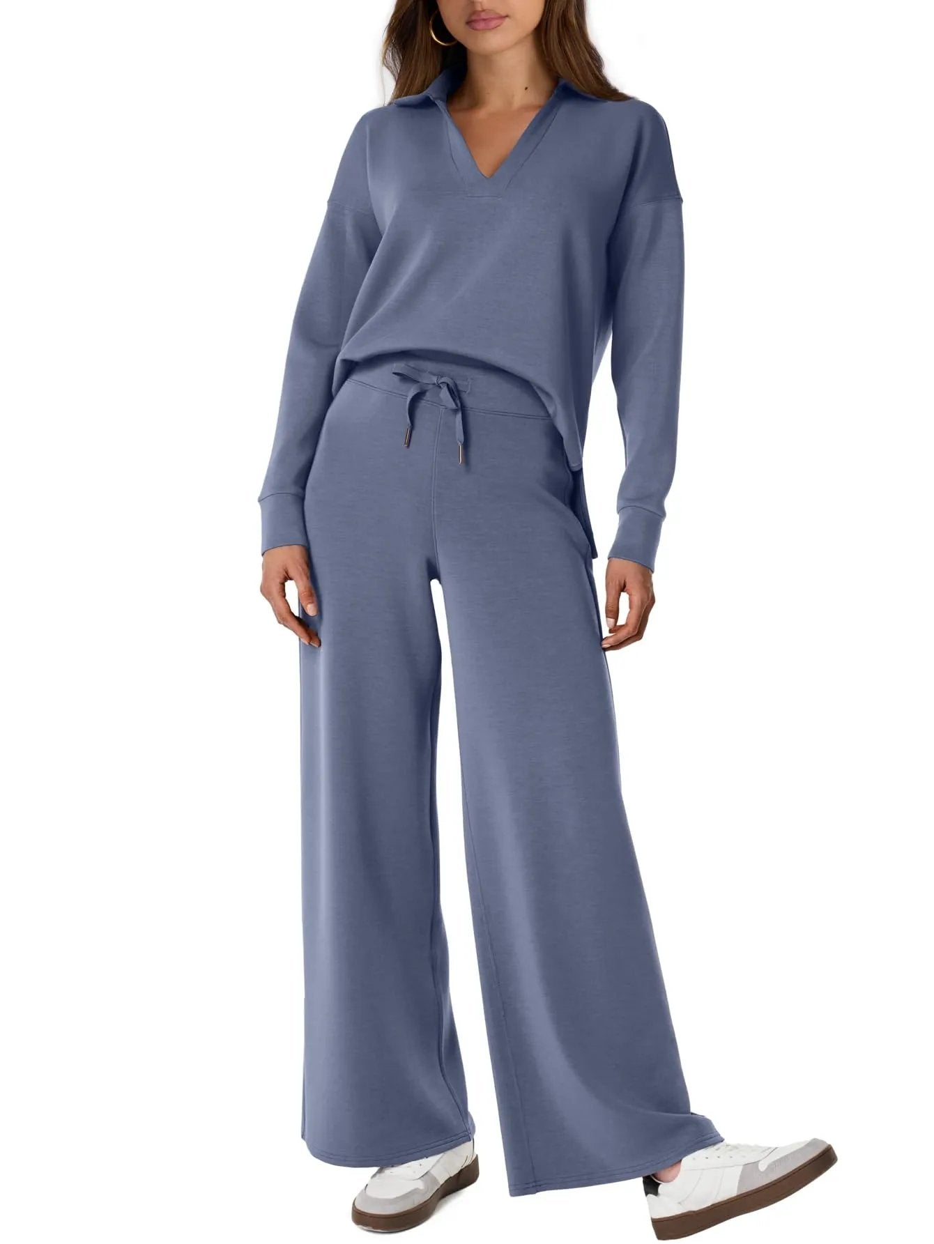 Owronline - Casual Long Sleeve Sweatsuits Sets