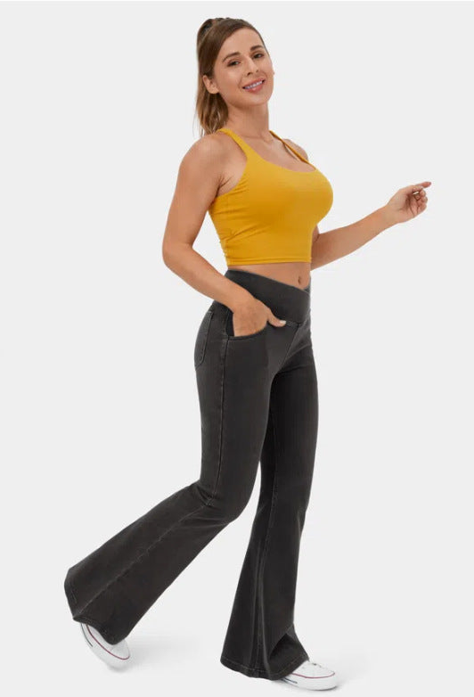 Owronline - Magic High Waisted Flare Pants