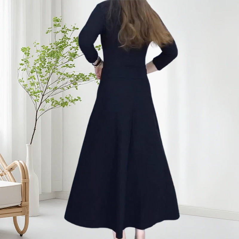Owronline - Women’s Elastic High Waisted Thick Long Skirt