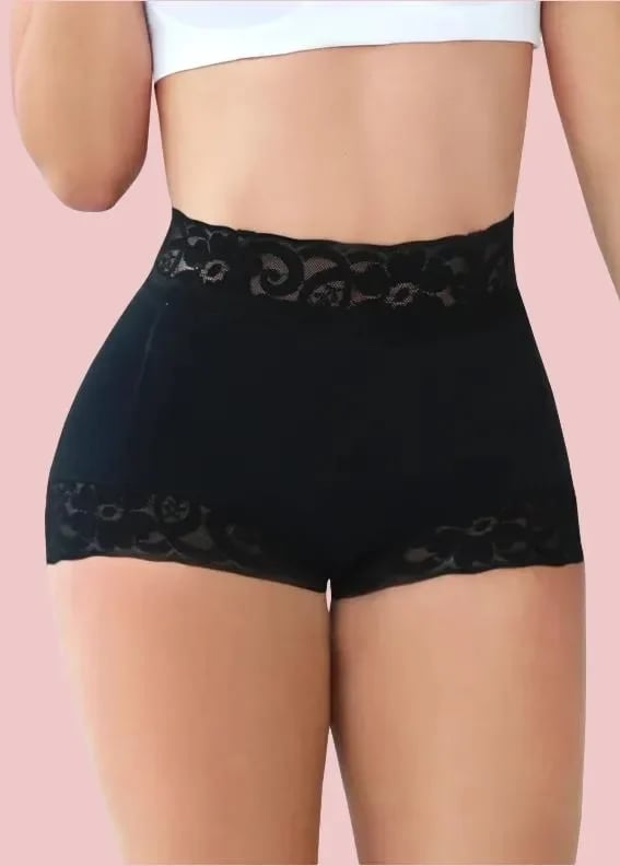 Owronline - Women Lace Classic Daily Wear Body Shaper Butt Lifter Panty Smoothing Brief