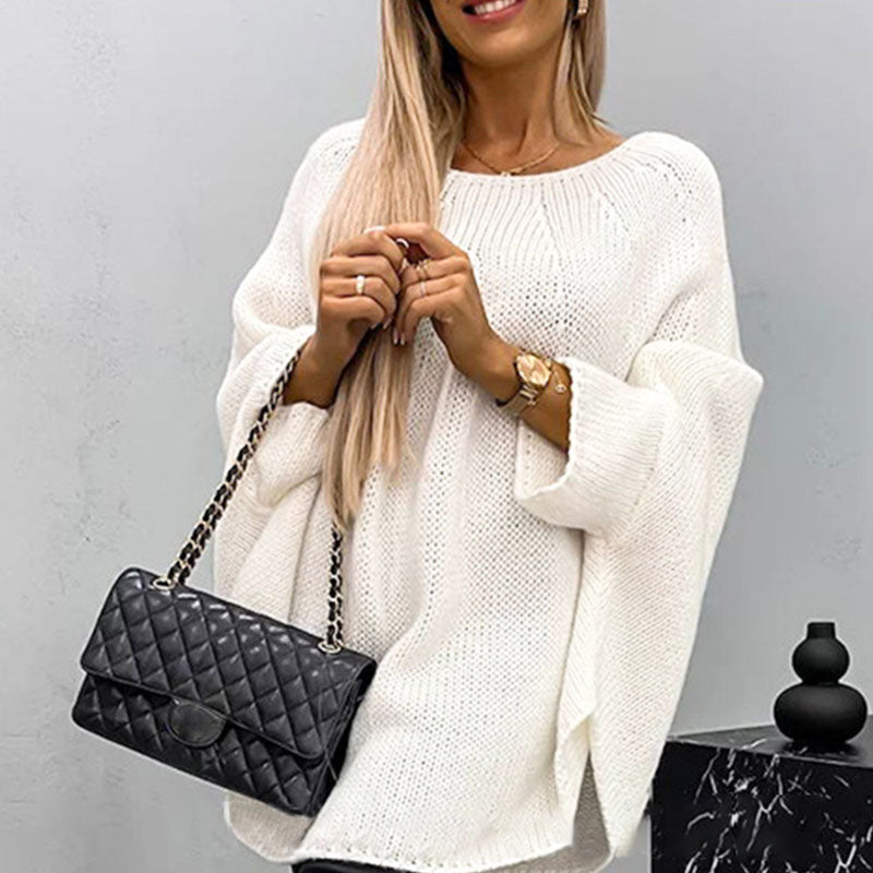 šHOT SALEš Womenās Elegant Knitted Cape Sweater