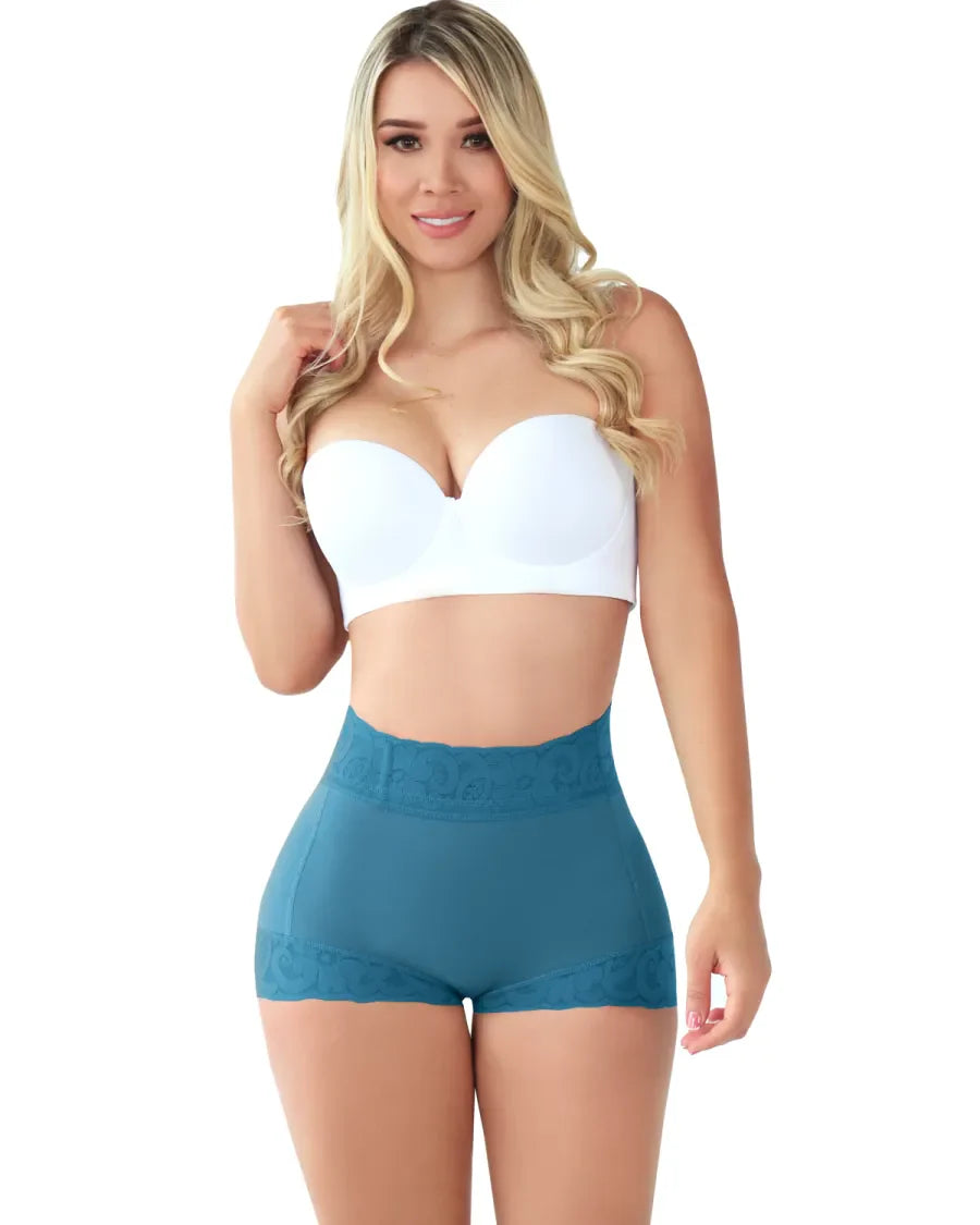 Owronline - Women Lace Classic Daily Wear Body Shaper Butt Lifter Panty Smoothing Brief