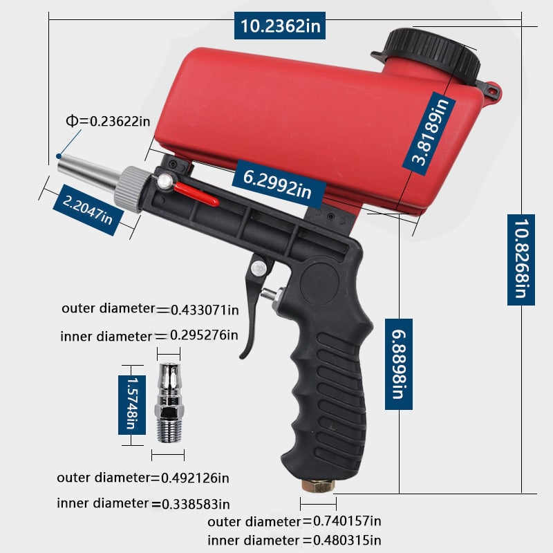 OWRONLINE - Portable Pneumatic Sandblasting Gun - owronline