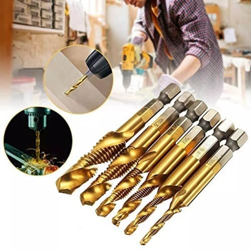 OWRONLINE - High speed steel hexagonal shank 3 in 1 composite wire drill - owronline
