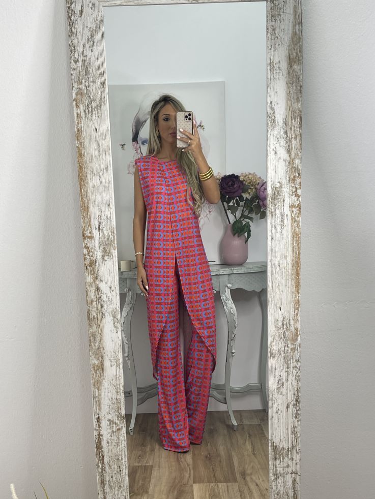Owronline - New Arrival Abstract Printed Comfy Suit For Women