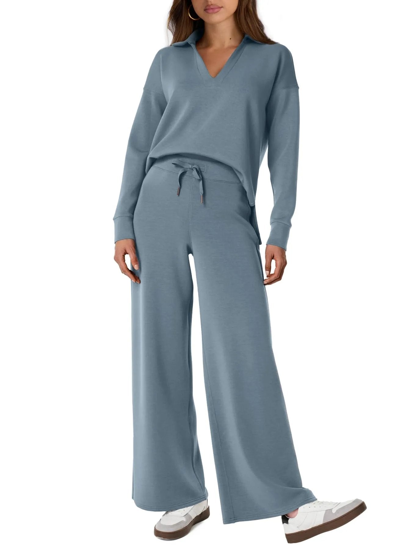 Owronline - Casual Long Sleeve Sweatsuits Sets