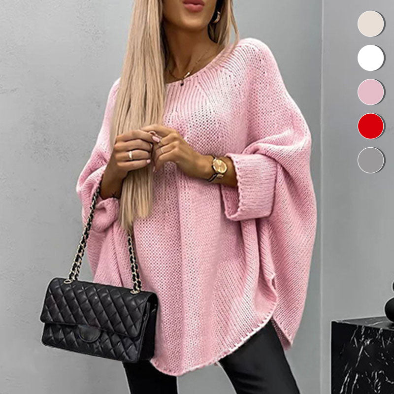 šHOT SALEš Womenās Elegant Knitted Cape Sweater