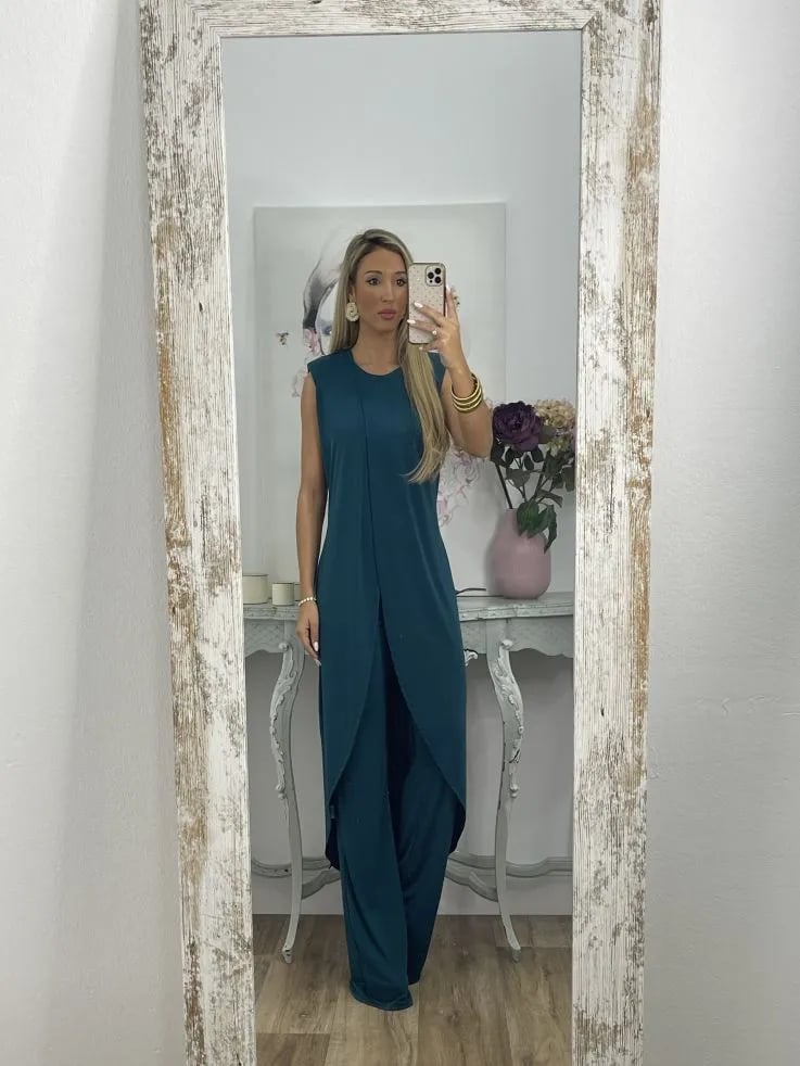 Owronline - 7 Colors Jersey Mature Women Suit