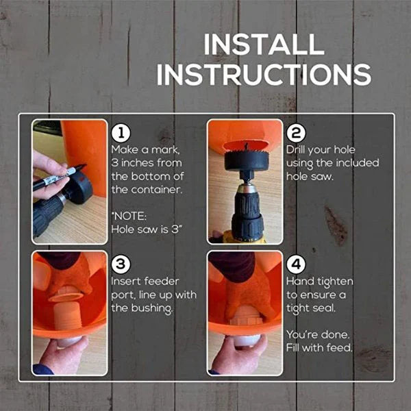 Owronline - DIY Chicken Feeder - owronline