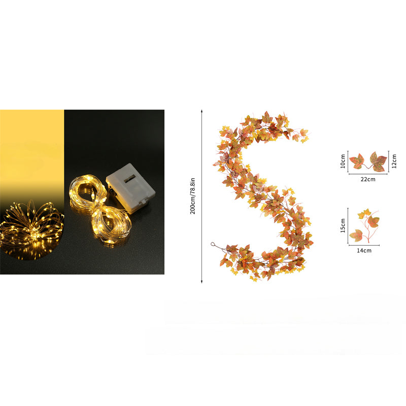 Owronline - Autumn Leaves LED Garland