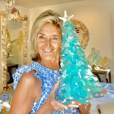 Owronline - Sea Glass Christmas Tree