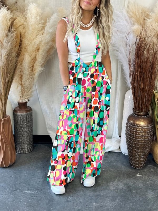 Owronline - Stylish Suspender Jumpsuit