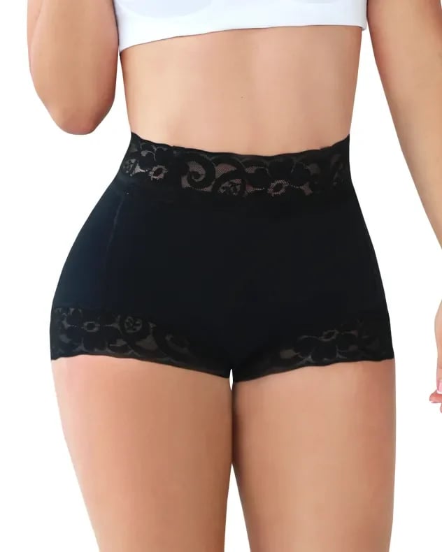 Owronline - Women Lace Classic Daily Wear Body Shaper Butt Lifter Panty Smoothing Brief