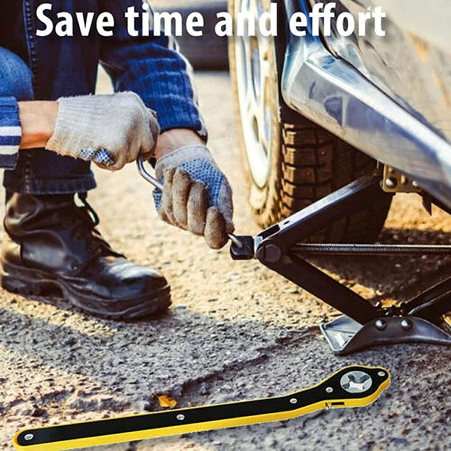 Owronline - Auto Labor-Saving Jack Ratchet Wrench