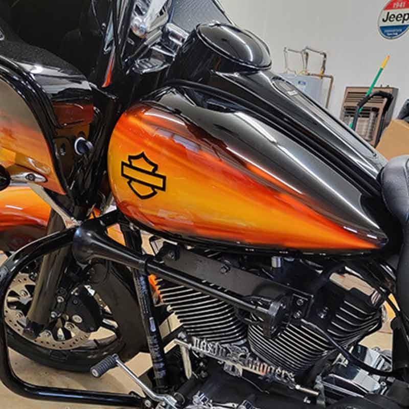 Owronline - Motorcycle Horn + Mounting Hardware and Complete Wiring Kit