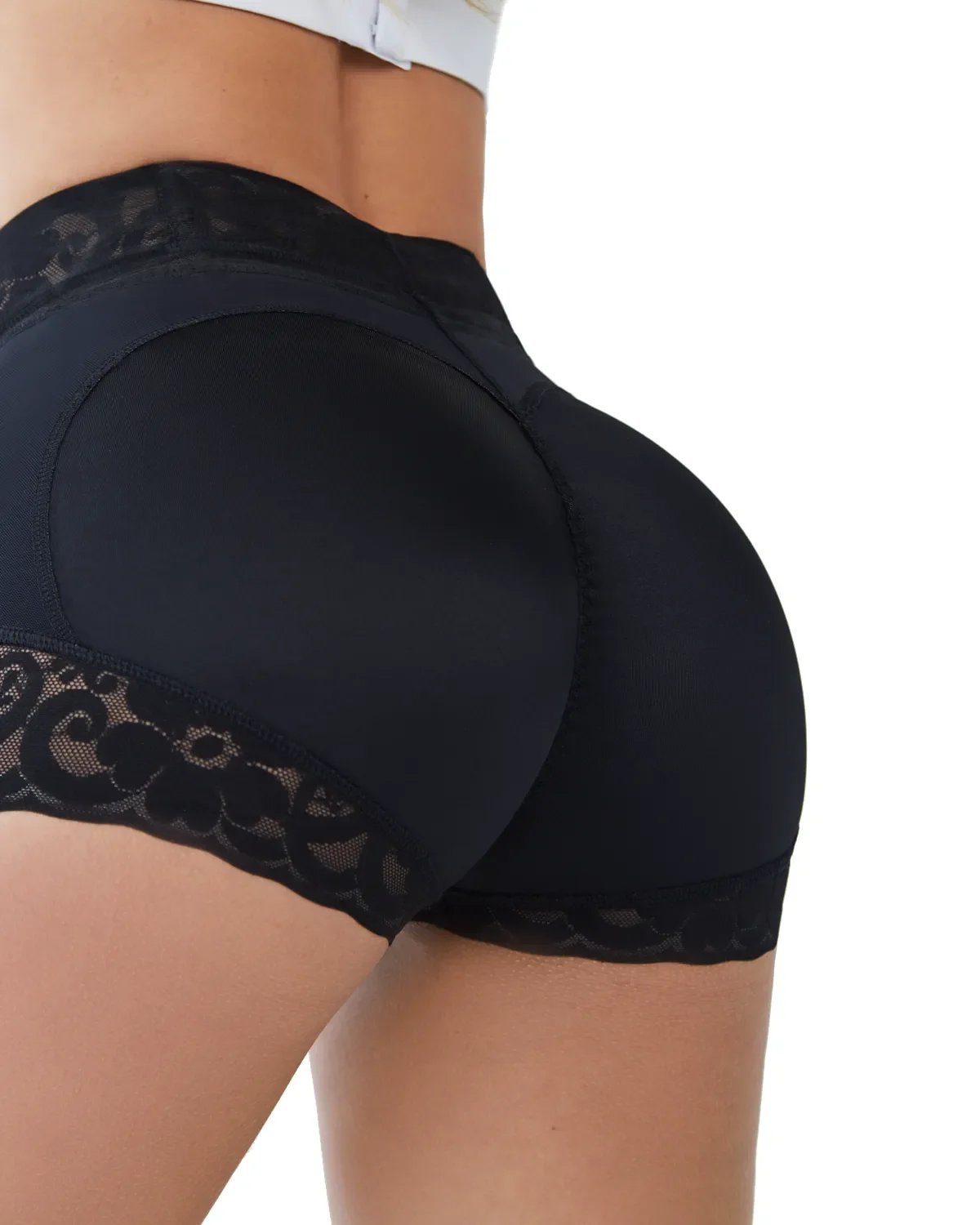 Owronline - Women Lace Classic Daily Wear Body Shaper Butt Lifter Panty Smoothing Brief