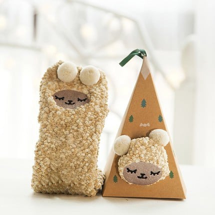 Owronline - Cute Christmas Style Thickened Warm Socks - owronline