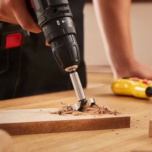 Owronline - Bit Set with Round Shank for Wood