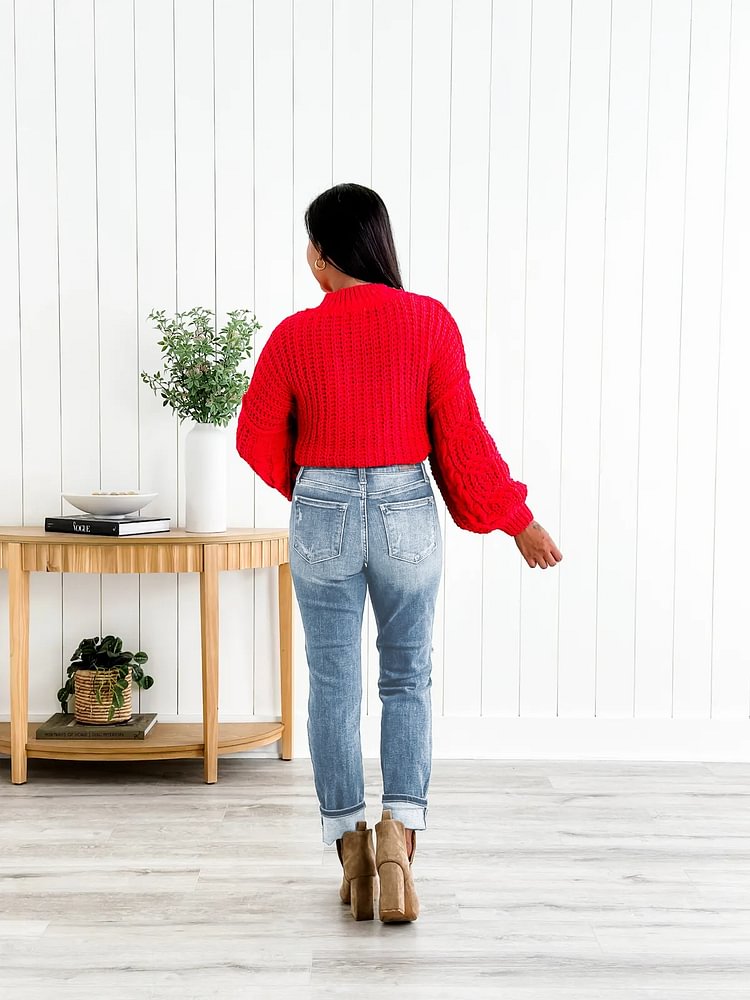 💥Owronline✨Ripped stretch jeans