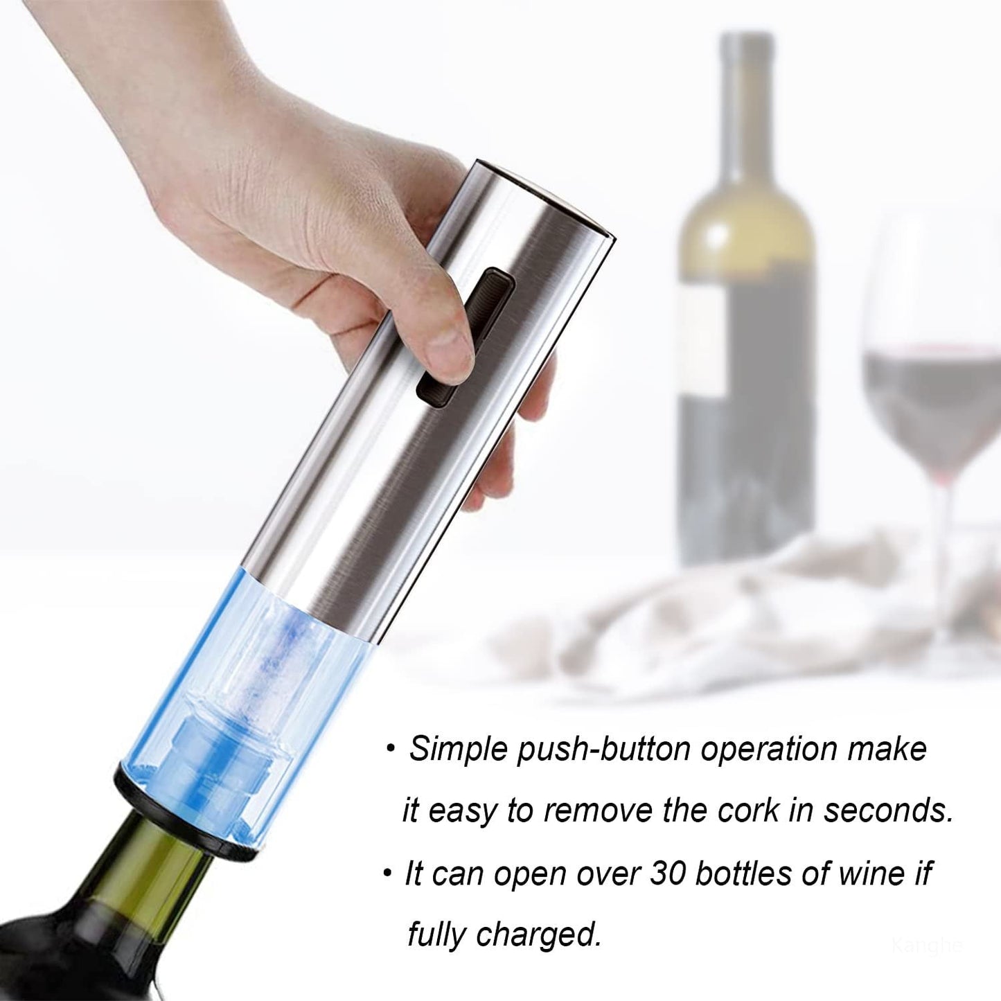 💥Owronline✨Rechargeable Electric Wine Bottle Opener