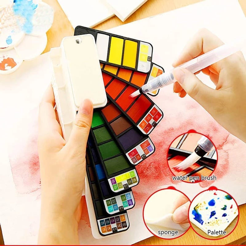 Owronline - Handy Watercolor Travel Kit