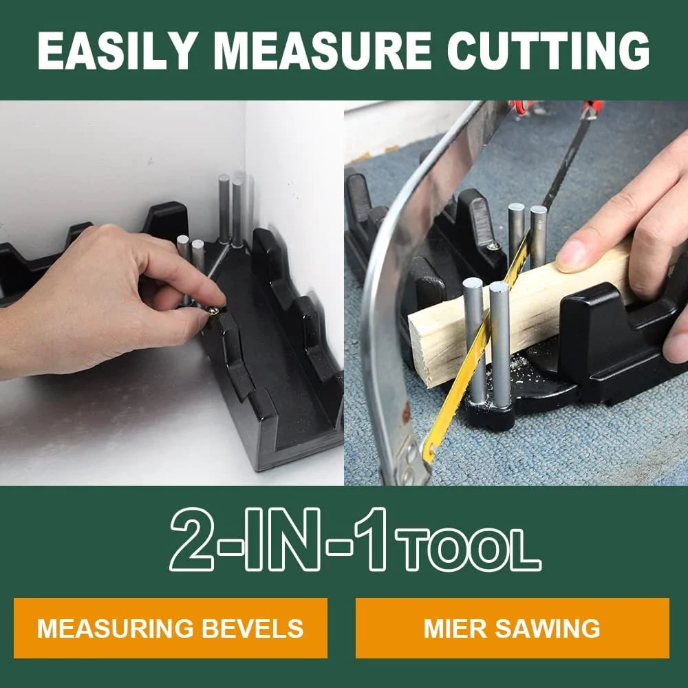 Owronline - 2-in-1 Mitre Measuring Cutting Tool