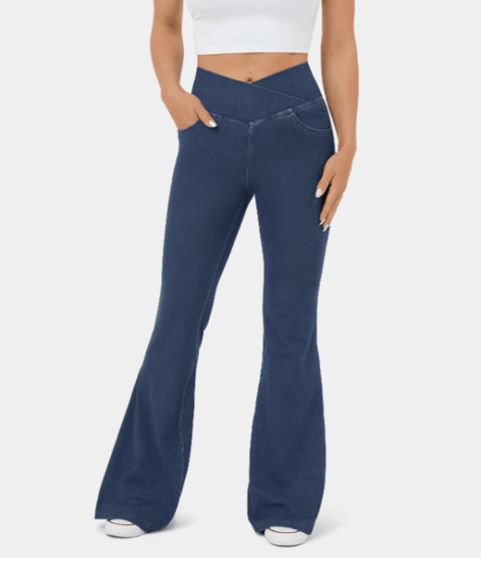 Owronline - Magic High Waisted Flare Pants
