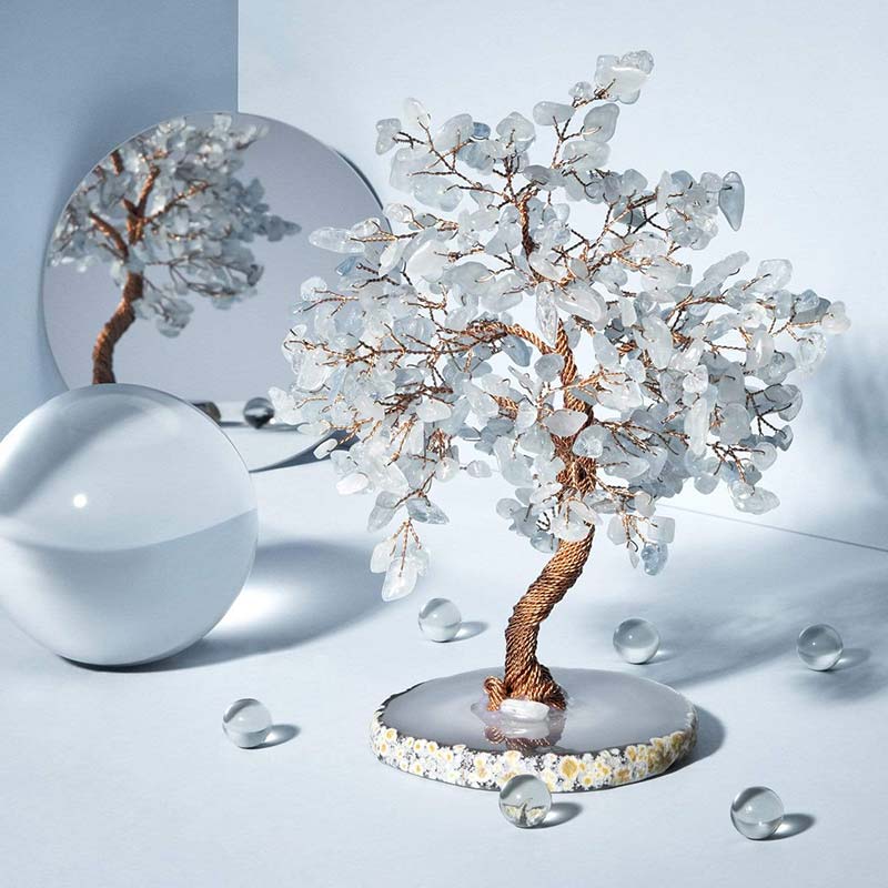 OWRONLINE - Aquamarine Crystal Tree