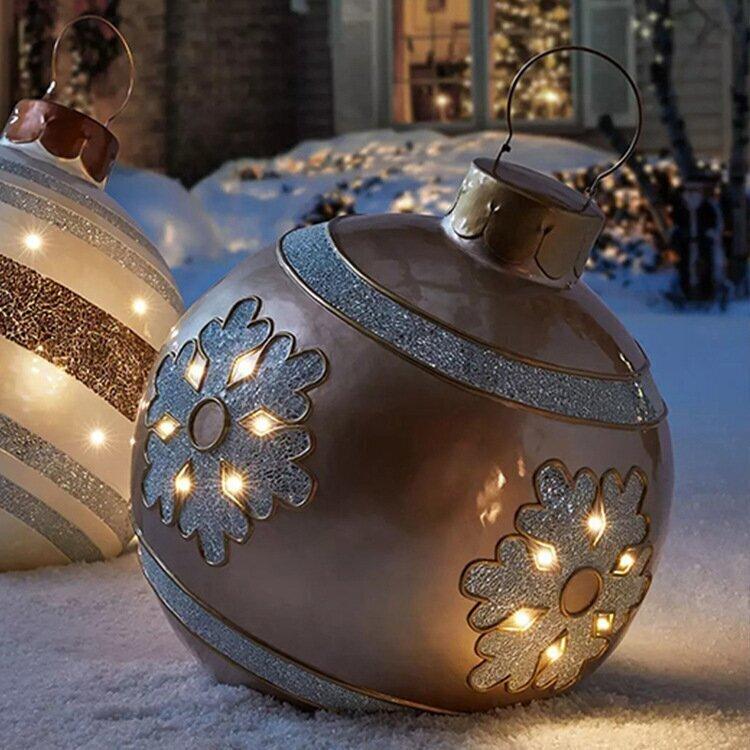 Owronline - Outdoor Christmas PVC inflatable Decorated Ball