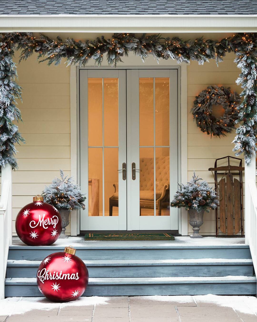 Owronline - Outdoor Christmas PVC inflatable Decorated Ball