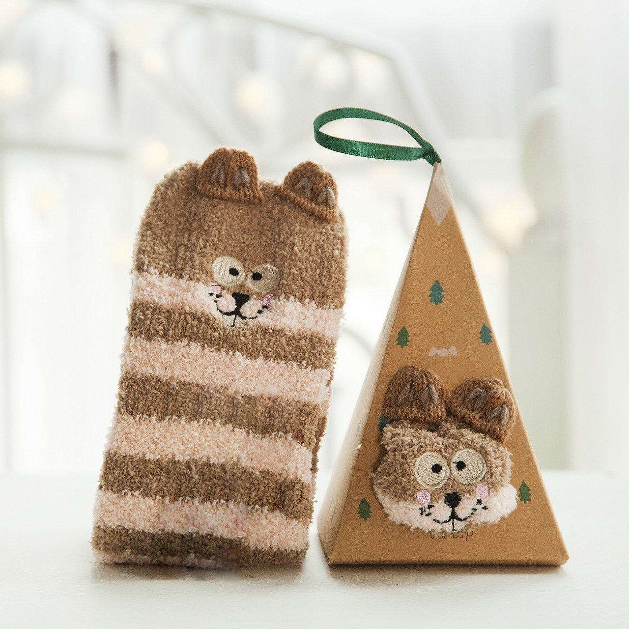 Owronline - Cute Christmas Style Thickened Warm Socks