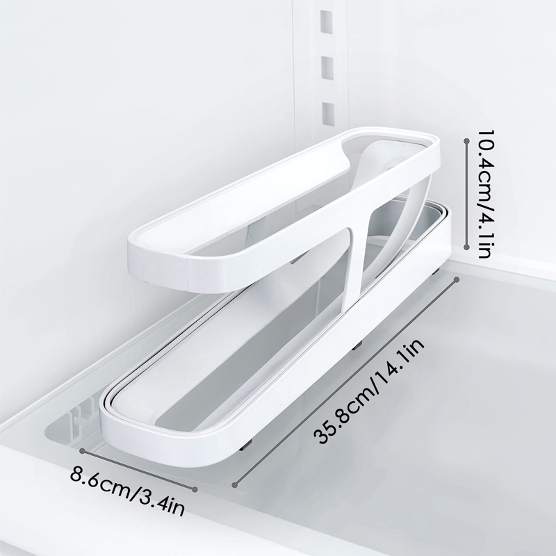 Owronline - Automatic Scrolling Egg Rack Holder Storage Box