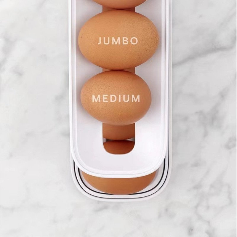 Owronline - Automatic Scrolling Egg Rack Holder Storage Box