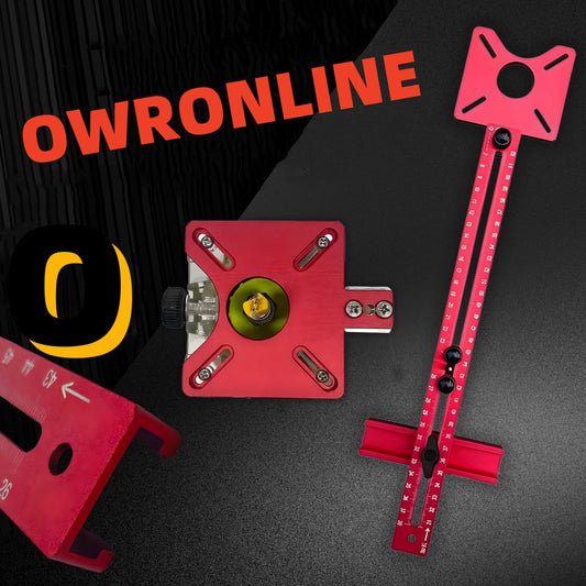 OWRONLINE - 3-in-1 Router Milling Groove Bracket