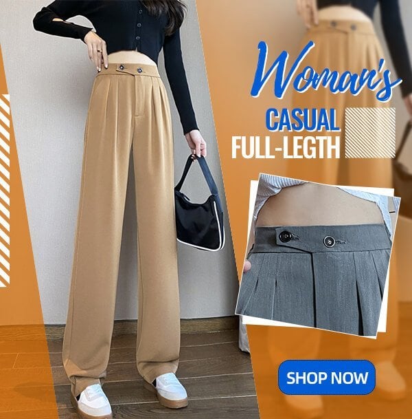 Owronline - Women's casual full-length pants