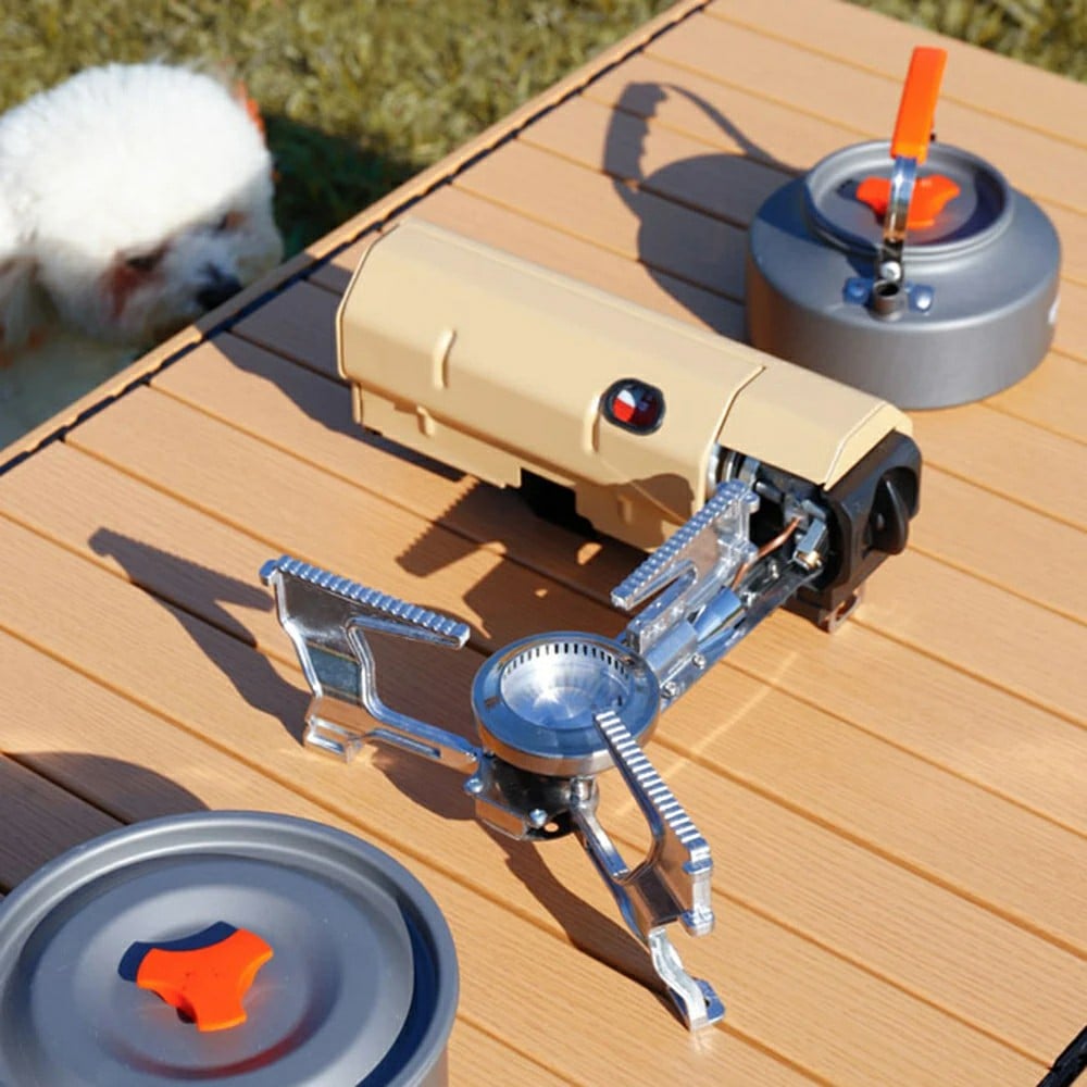 Owronline - Compact Folding Spyder Camping Gas Stove