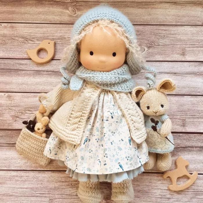 🔥Last day! 💥Special sale - The Best Gift for Kids-Handmade Waldorf Doll