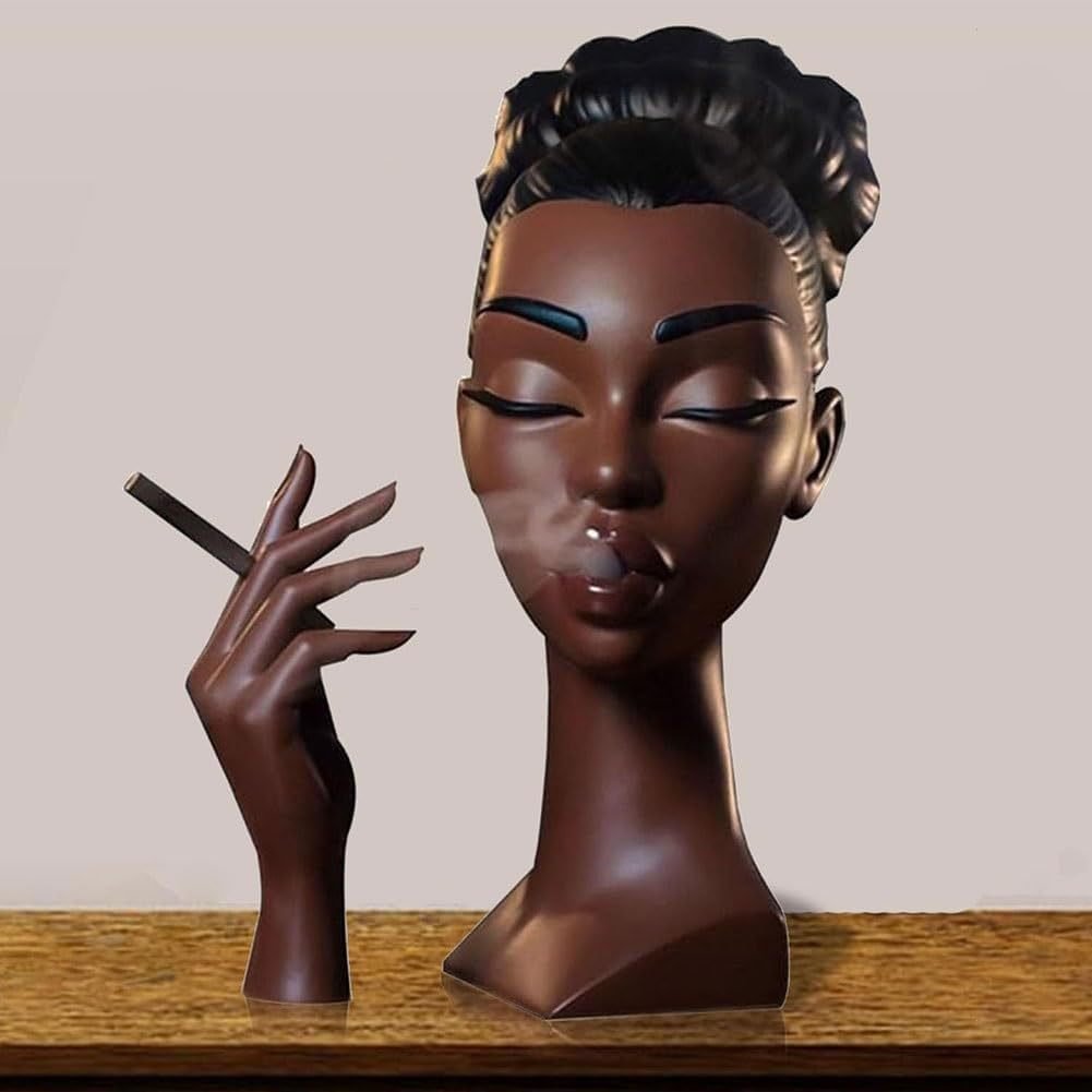 OWRONLINE - Head Incense Burner Black Woman