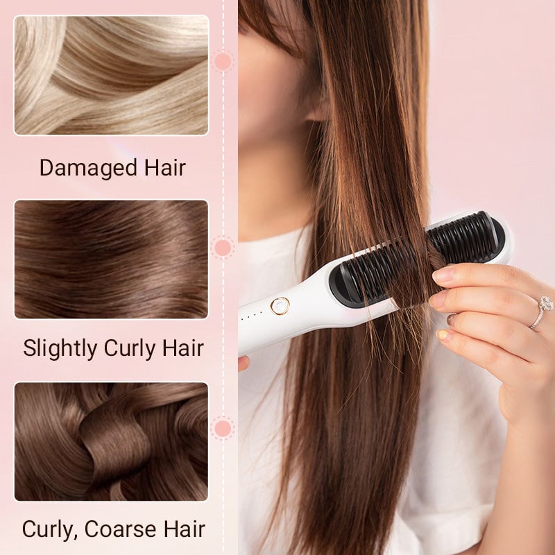 Owronline - Negative Ion Hair Straightener Styling Comb